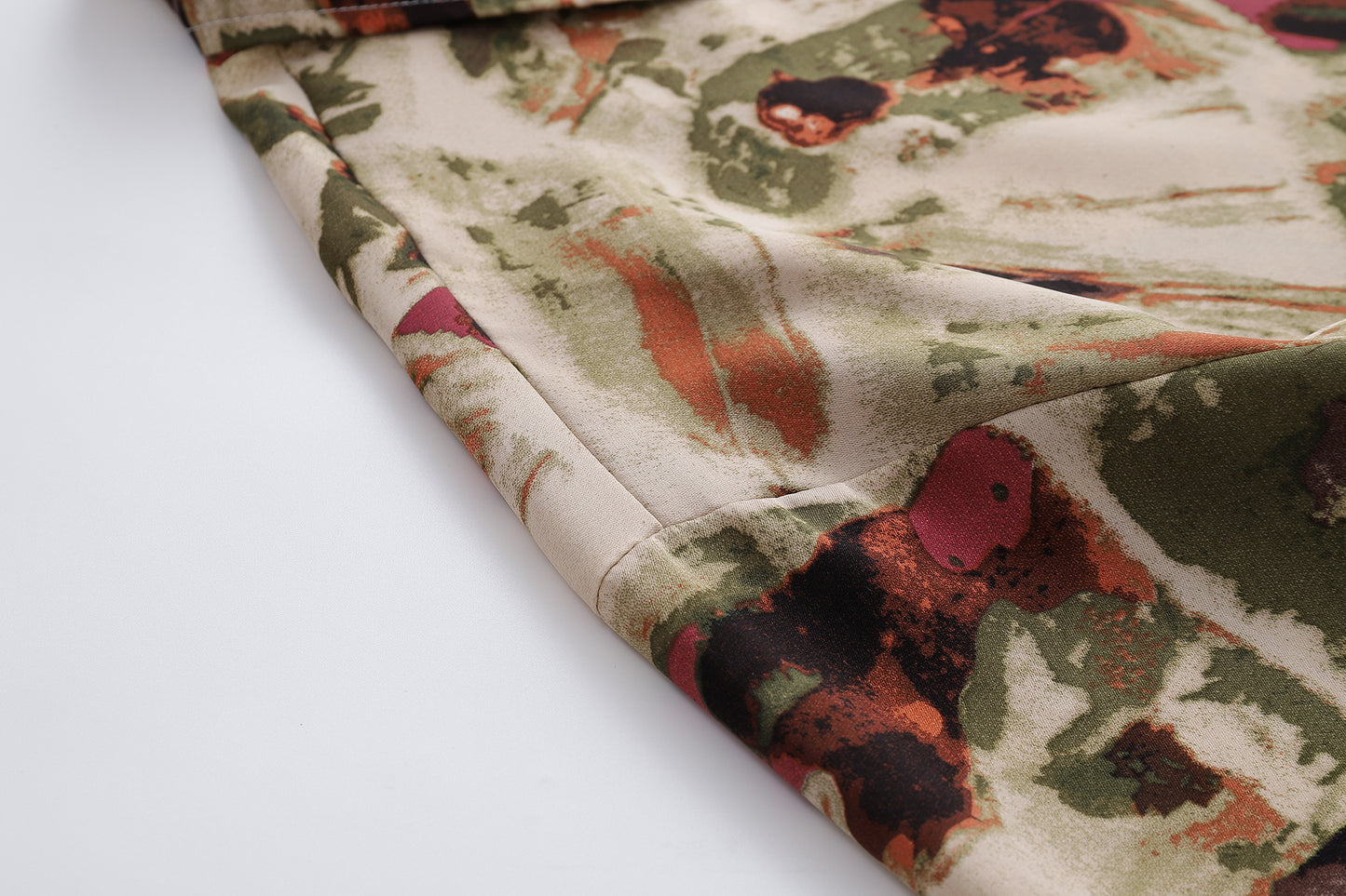 Floral Print Shirt-7095#