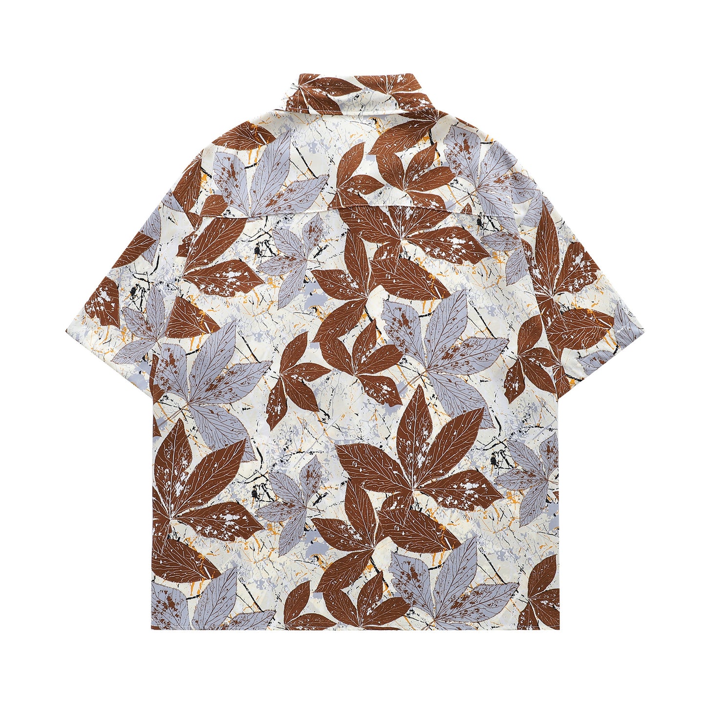 Floral Print Shirt-7072#