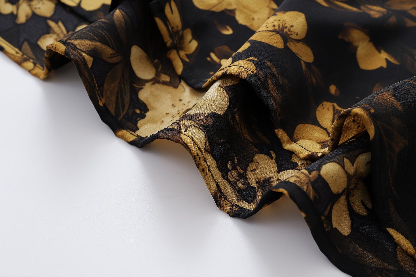 Floral Print Shirt-7083#