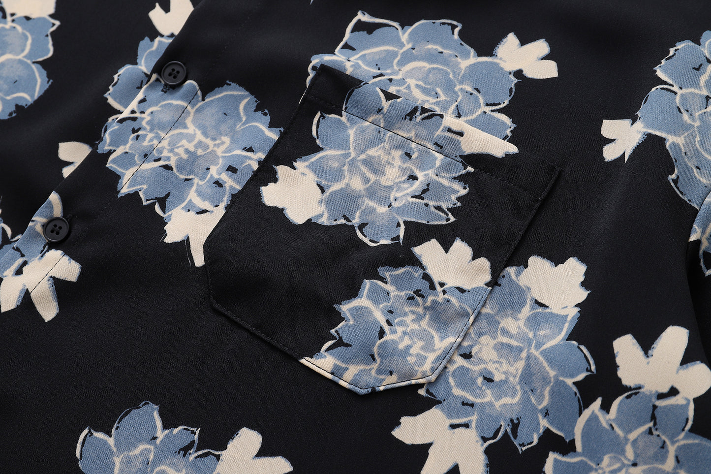 Floral Print Shirt-7068#