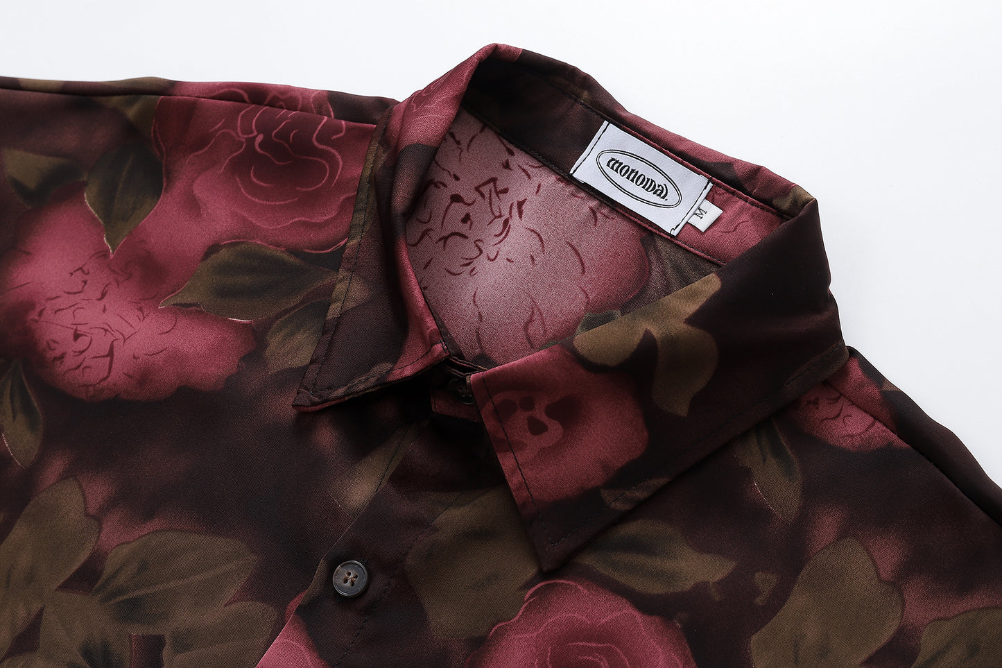 Floral Print Shirt-7082#