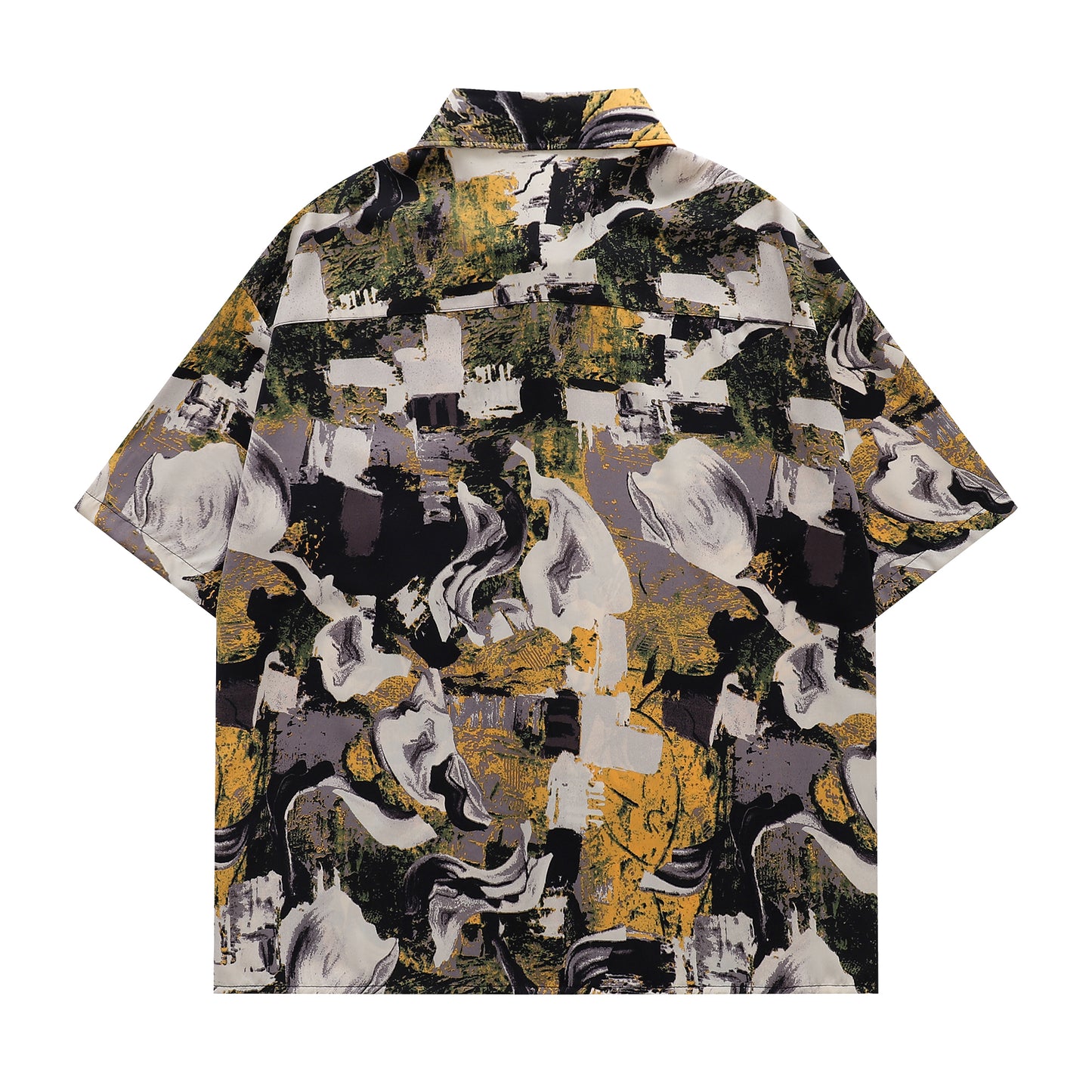 Floral Print Shirt-7080#