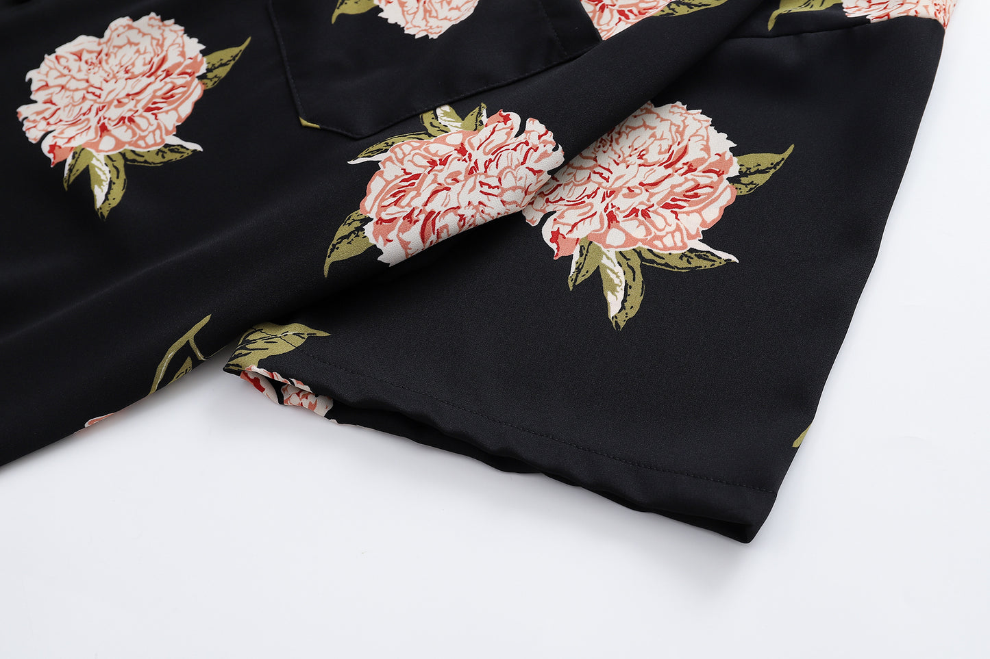 Floral Print Shirt-7067#