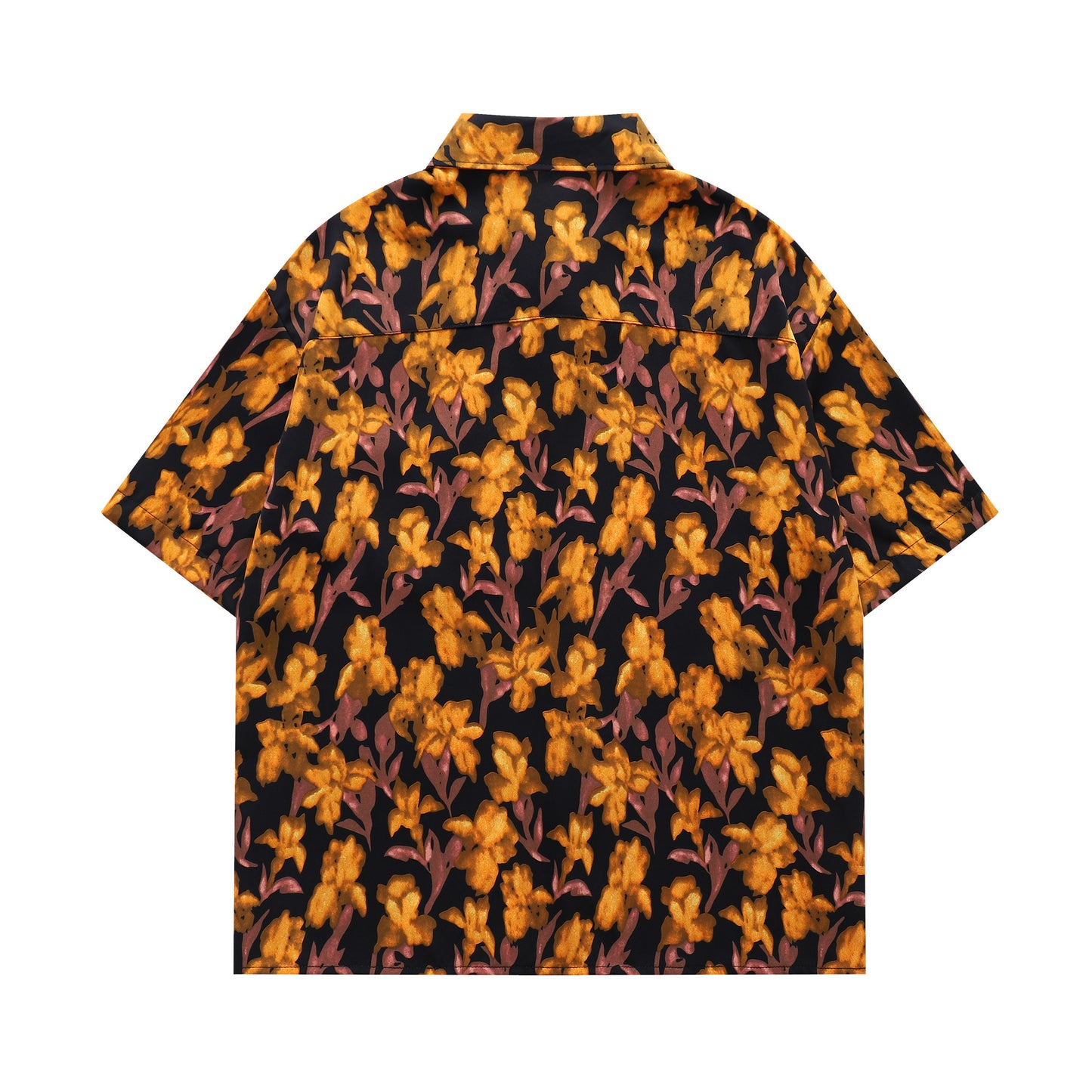 Floral Print Shirt-7071#