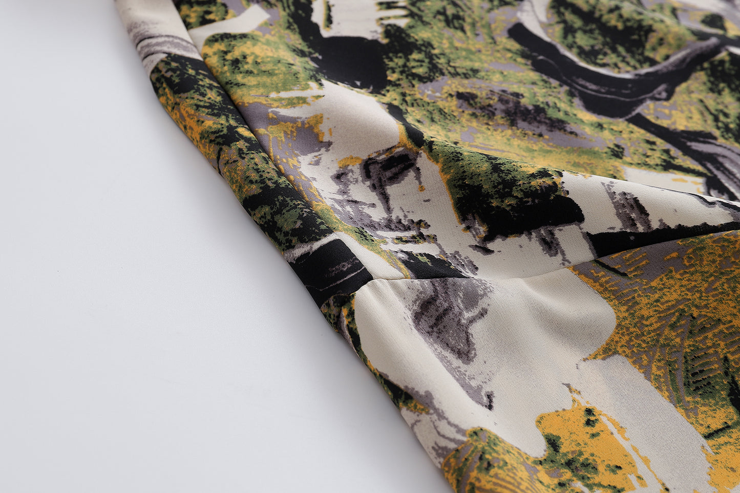 Floral Print Shirt-7080#