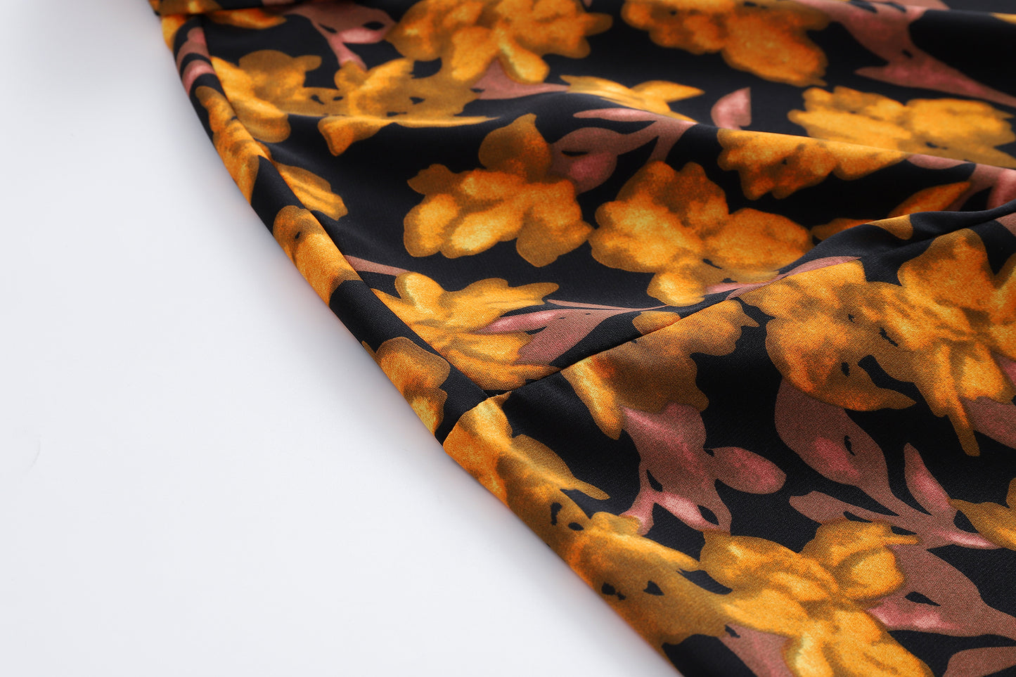 Floral Print Shirt-7071#