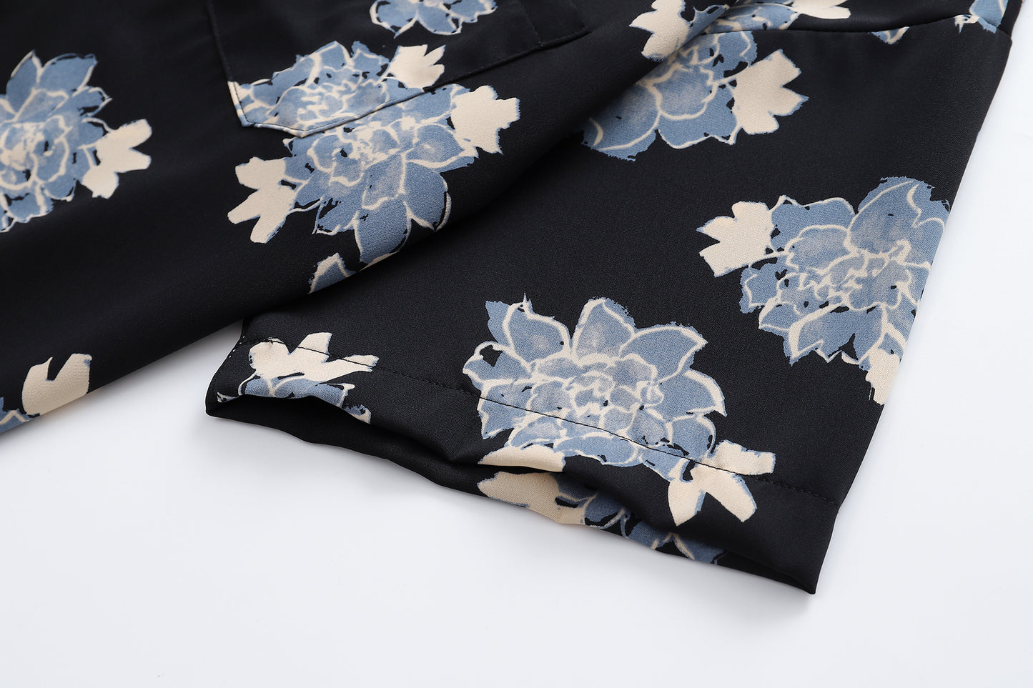 Floral Print Shirt-7068#