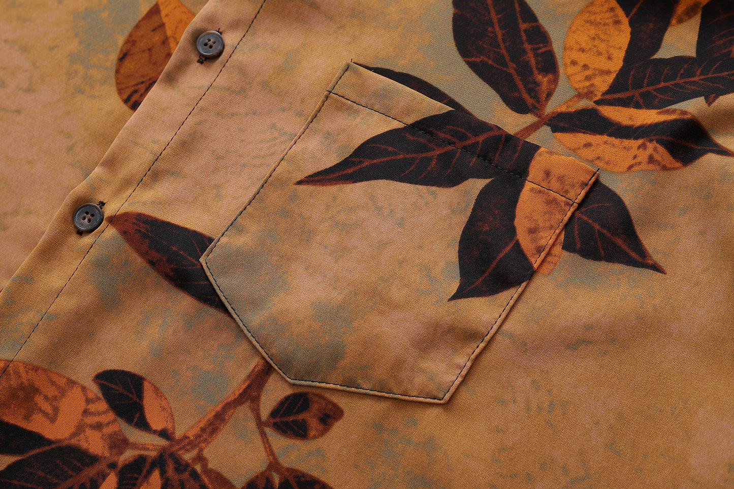 Floral Print Shirt-7096#
