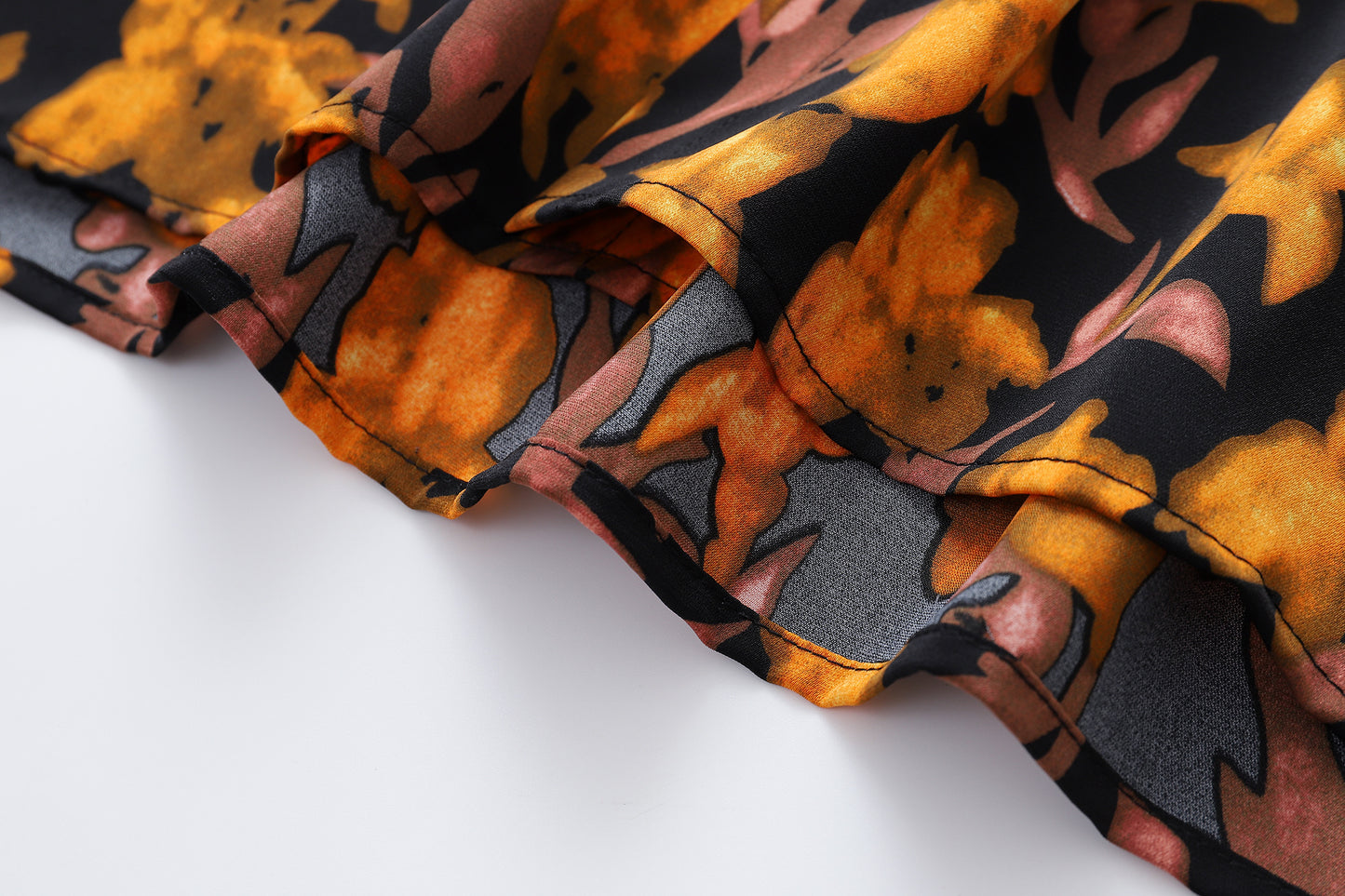 Floral Print Shirt-7071#