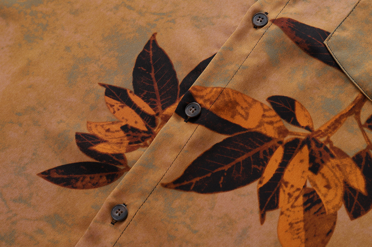 Floral Print Shirt-7096#