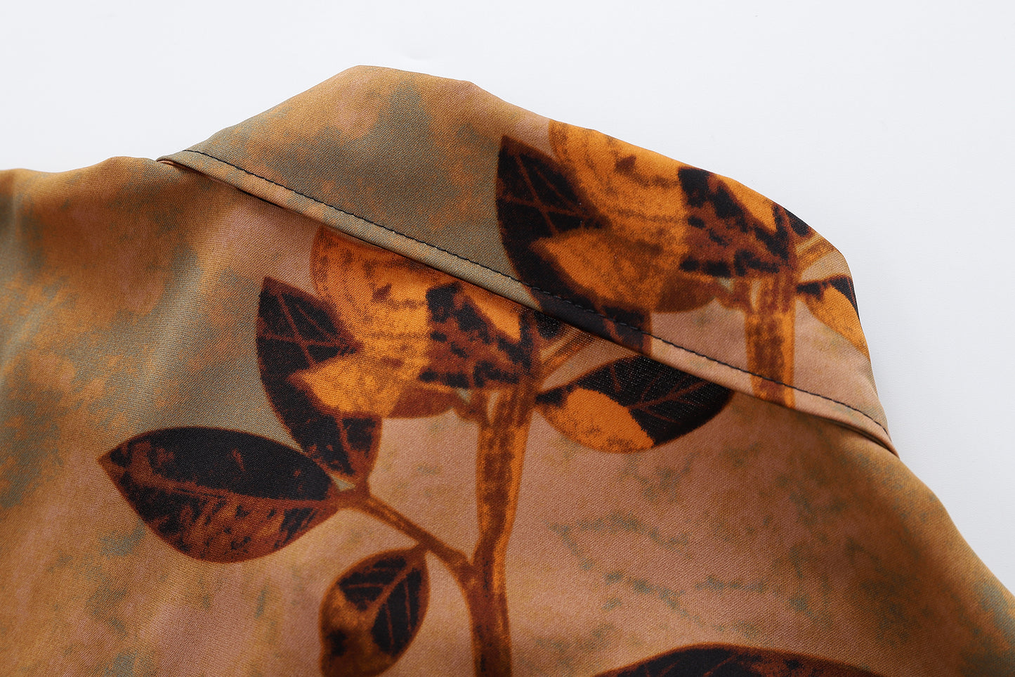 Floral Print Shirt-7096#
