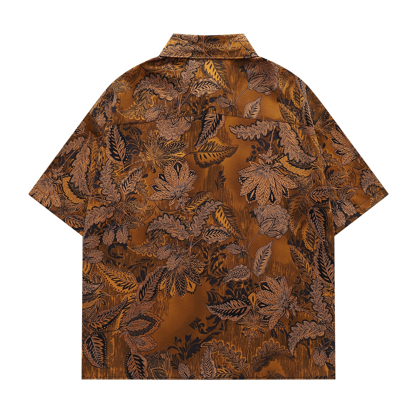 Floral Print Shirt-7097#