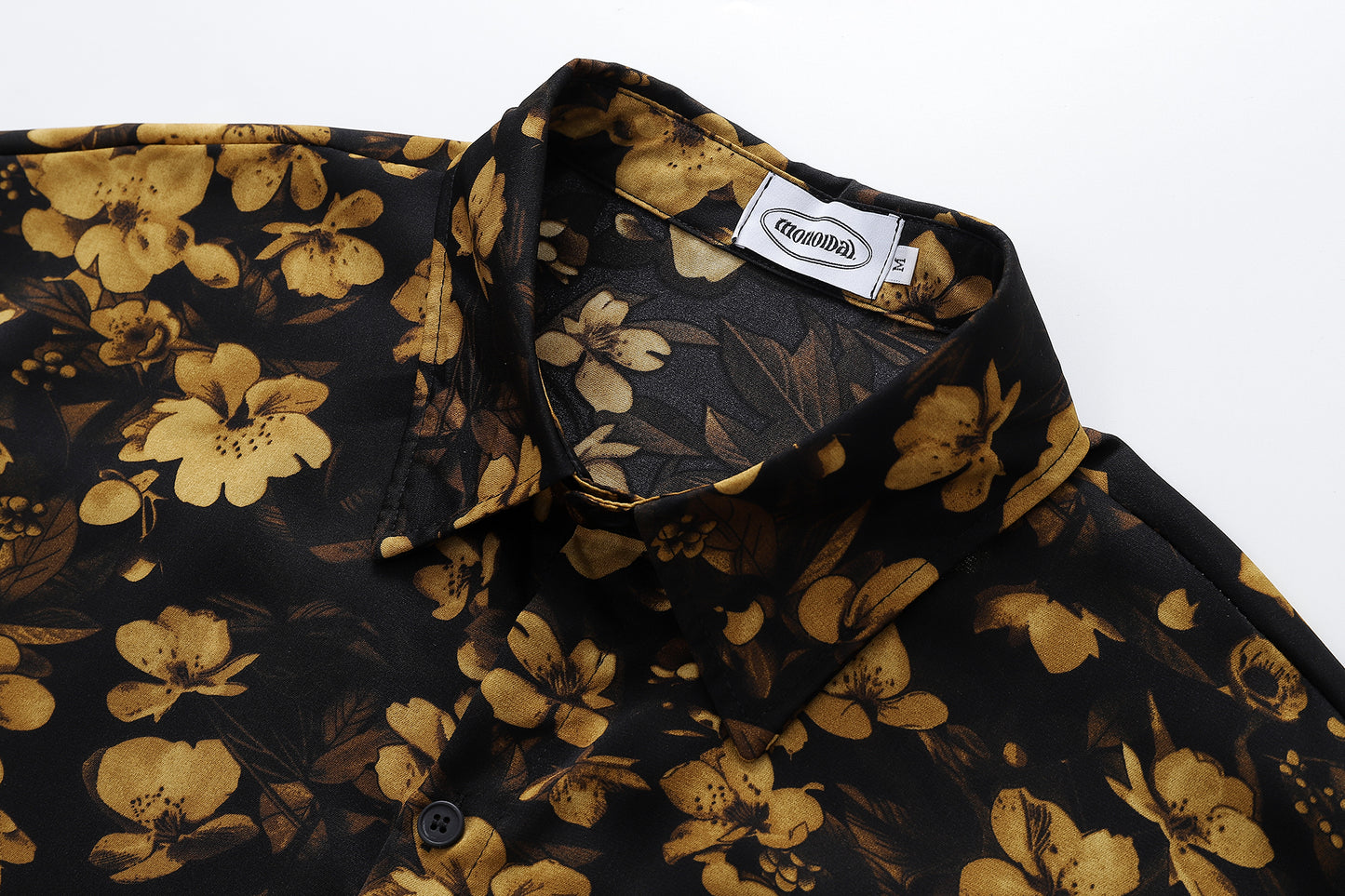 Floral Print Shirt-7083#