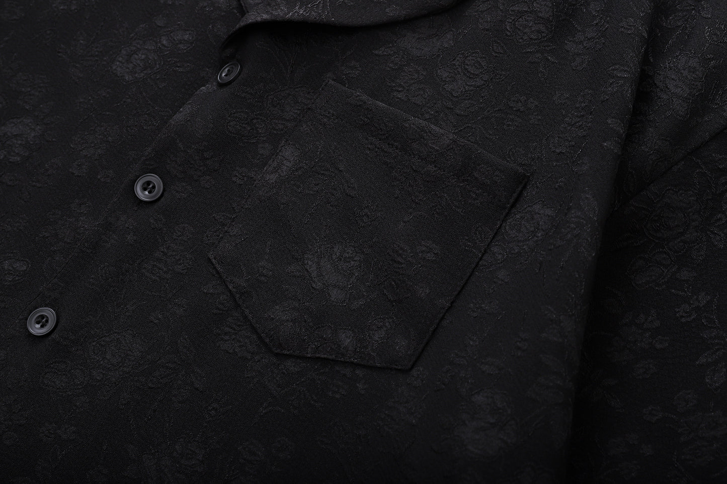 Floral Print Jacquard Shirt-5110#