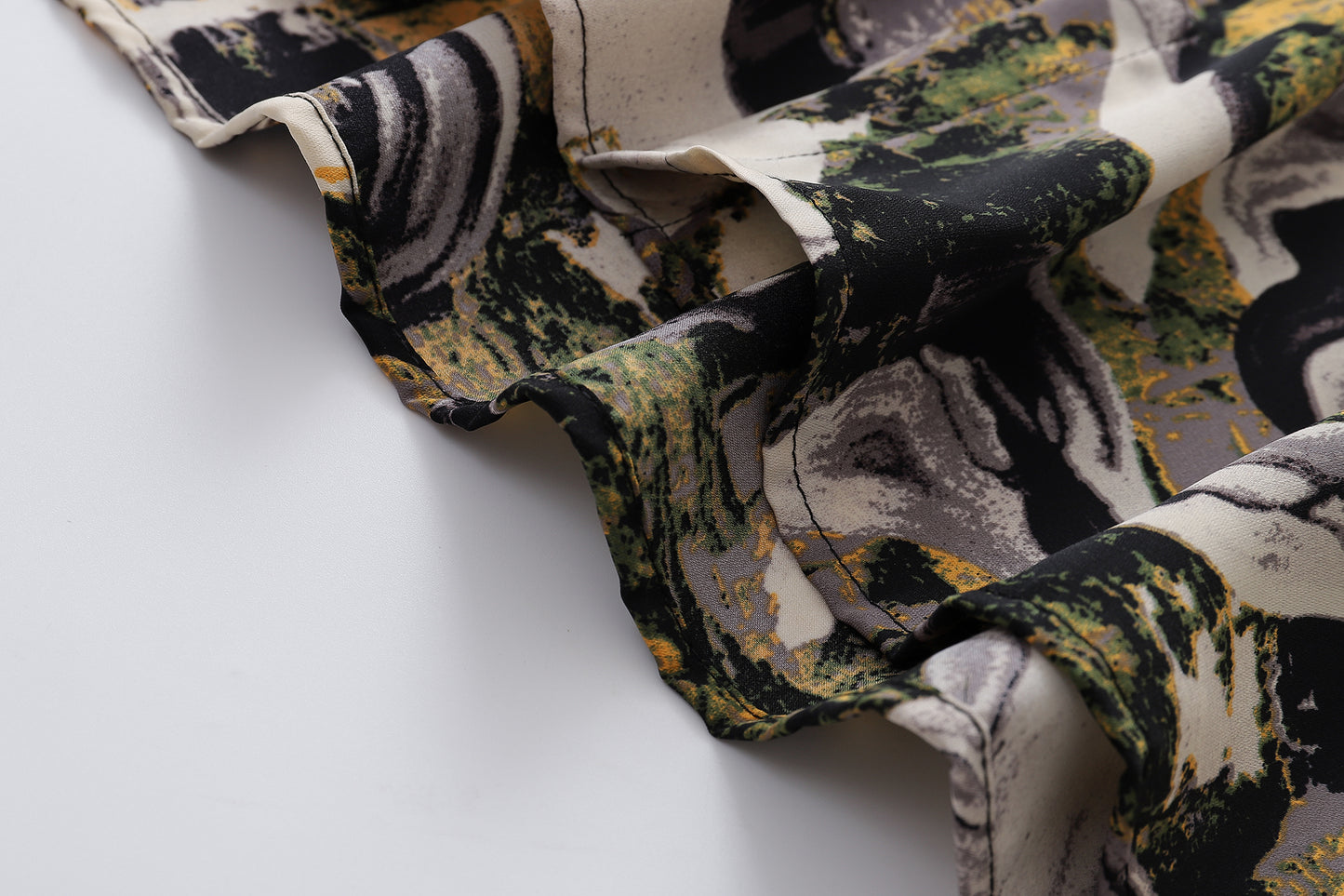 Floral Print Shirt-7080#