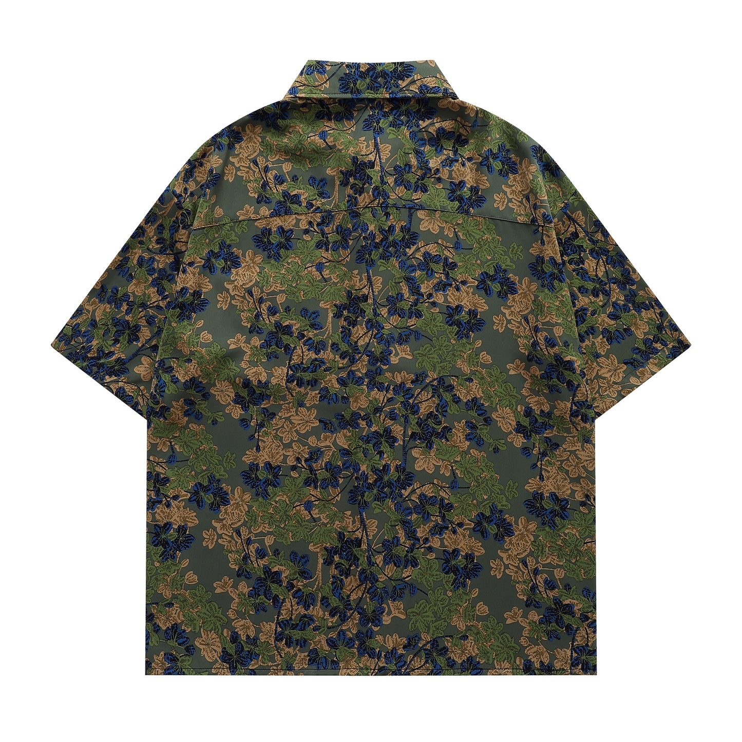 Floral Print Shirt-7116#
