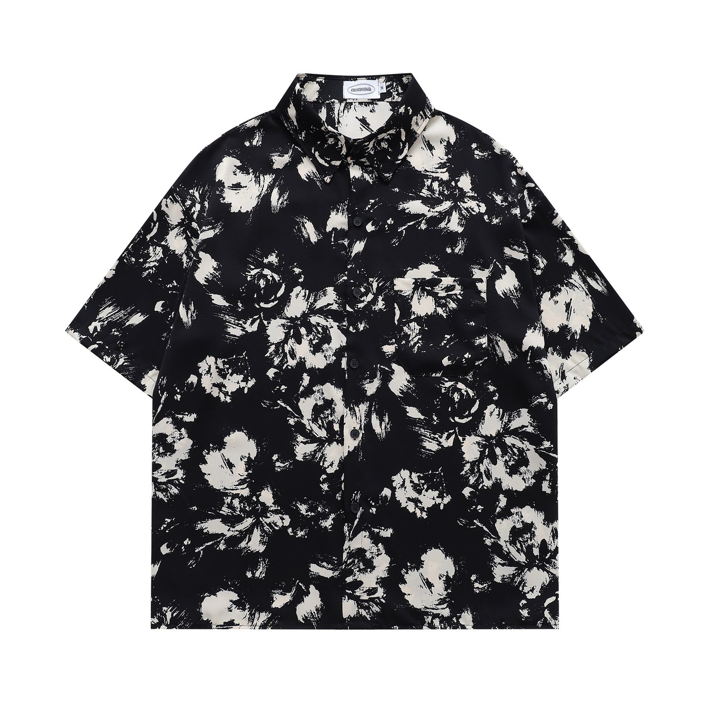 Floral Print Shirt-7070#
