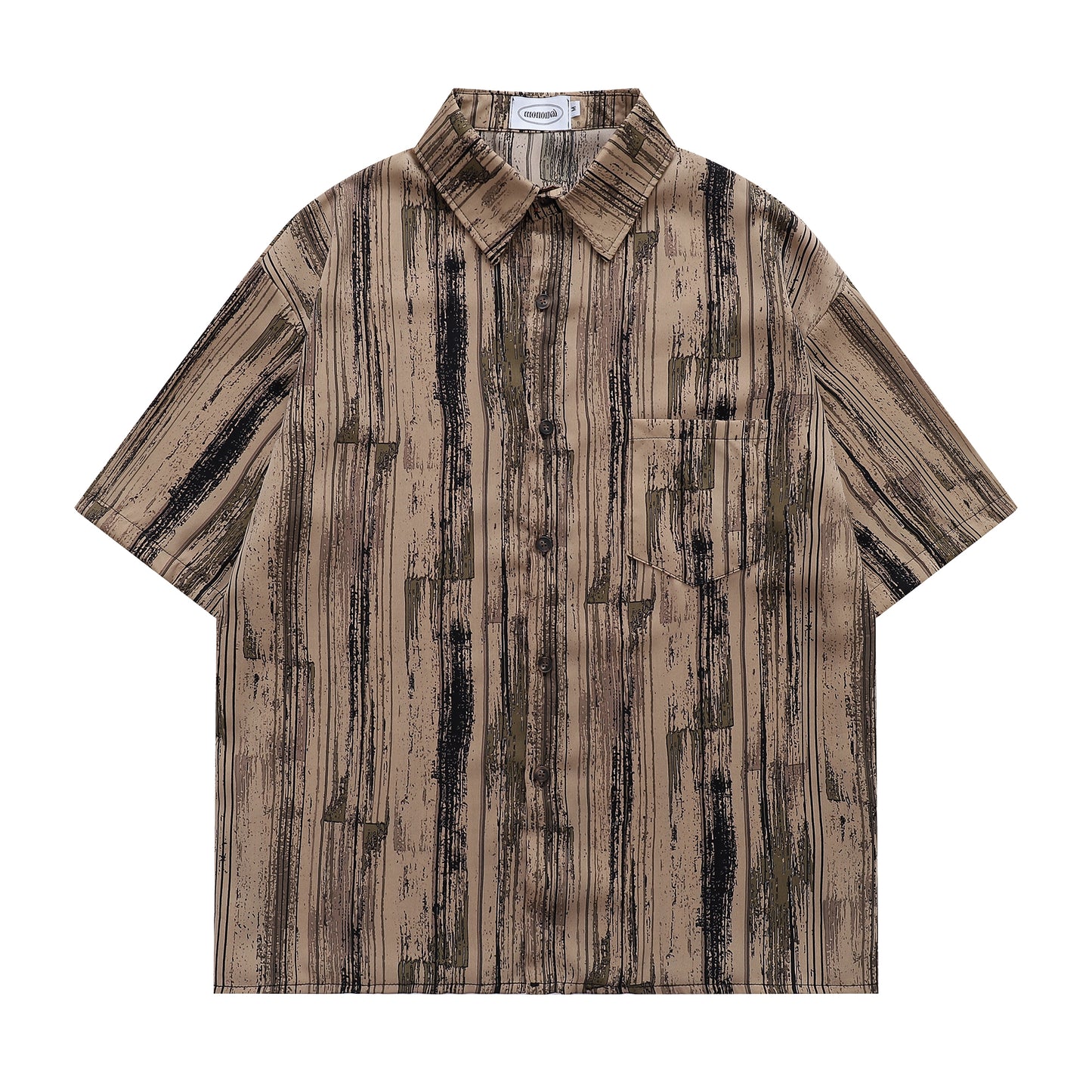Floral Print Shirt-7087#