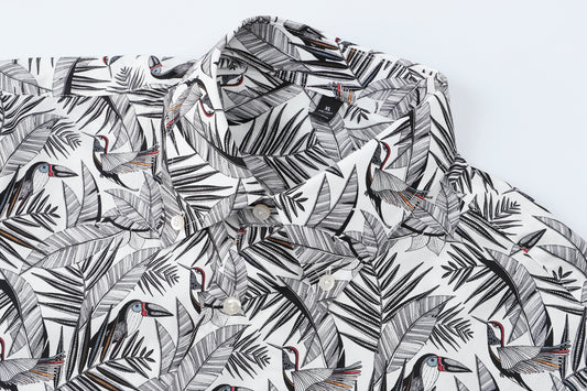 Botanical Print Dress Shirt