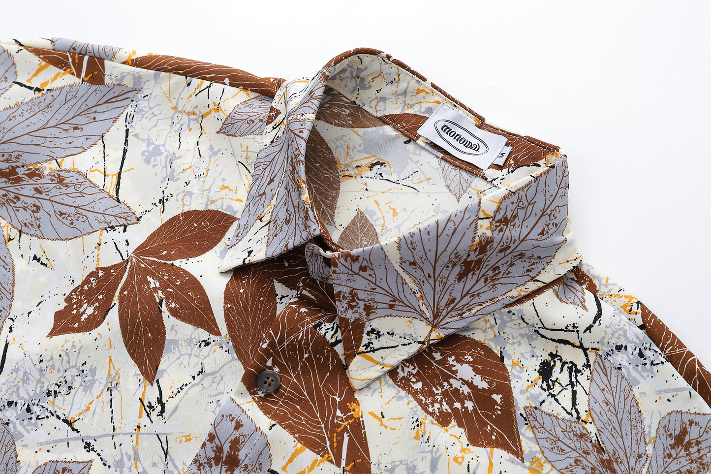 Floral Print Shirt-7072#