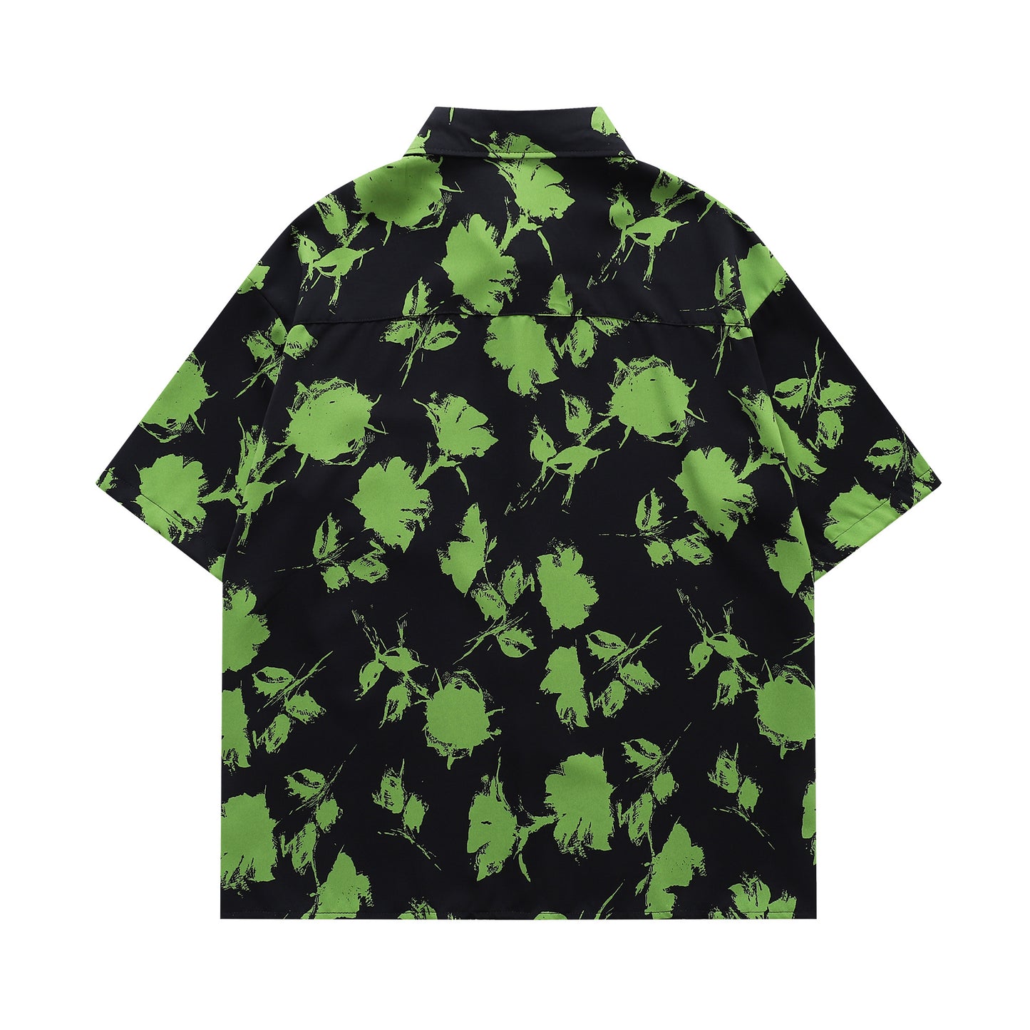 Floral Print Shirt-7066#