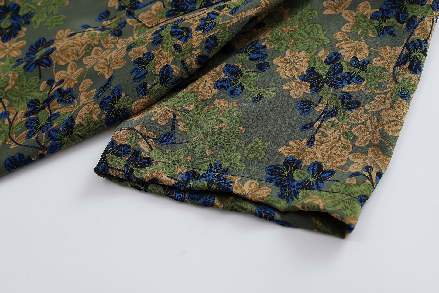 Floral Print Shirt-7116#