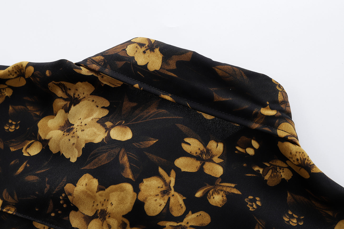 Floral Print Shirt-7083#