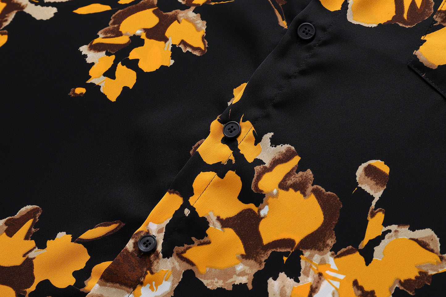 Floral Print Shirt-7093#