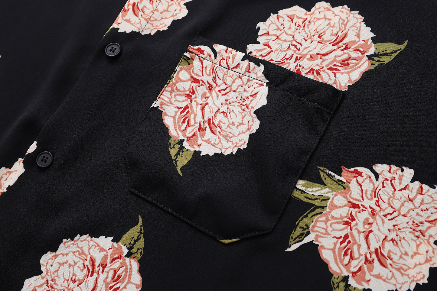 Floral Print Shirt-7067#