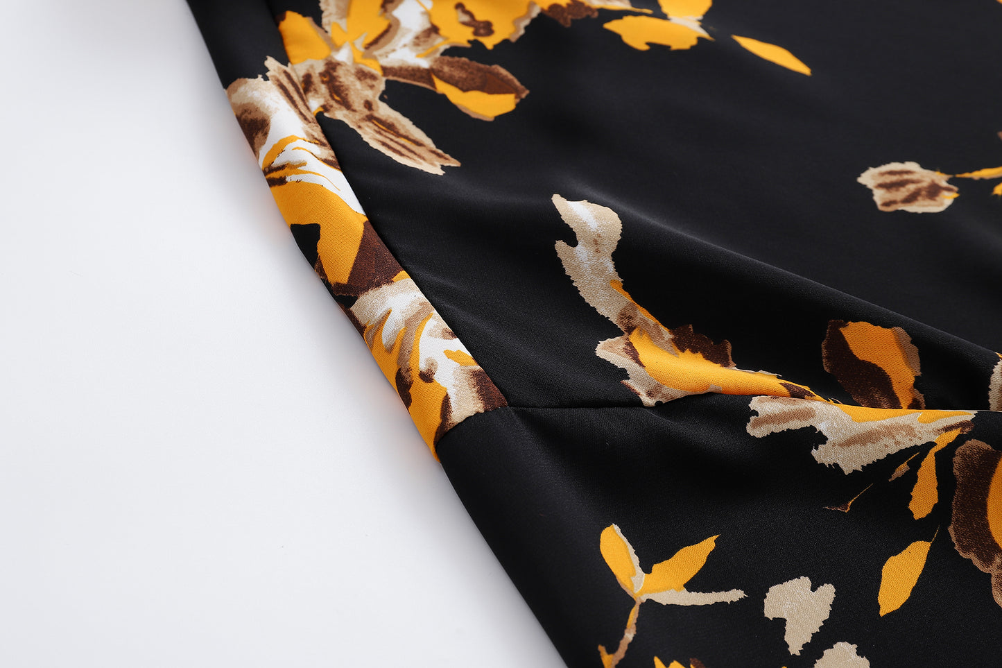 Floral Print Shirt-7093#