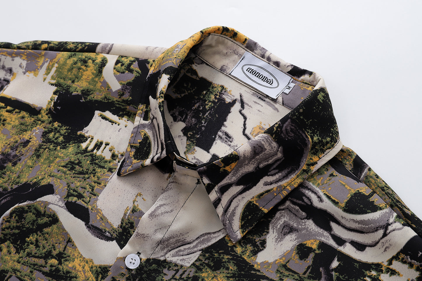 Floral Print Shirt-7080#