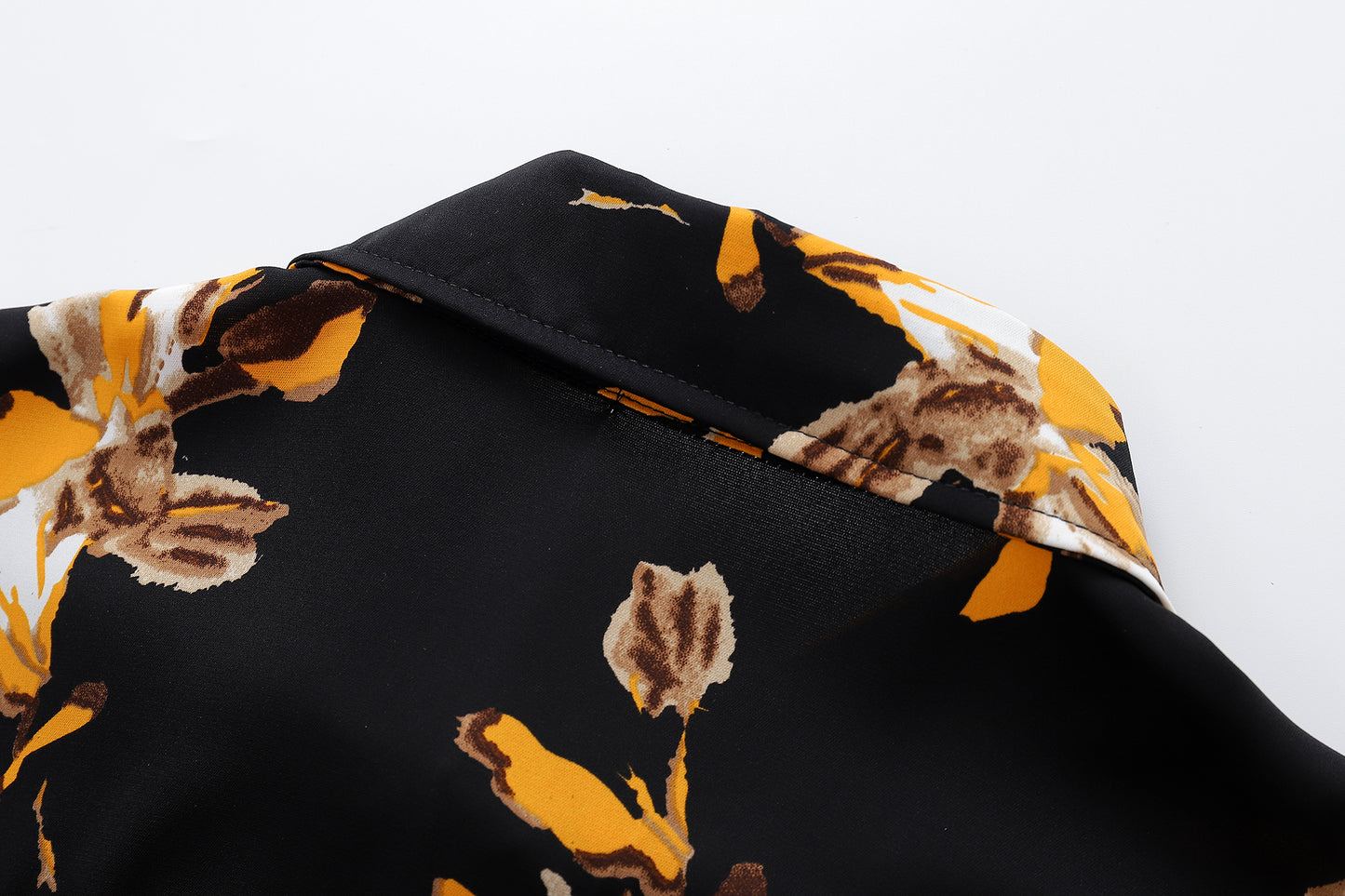 Floral Print Shirt-7093#