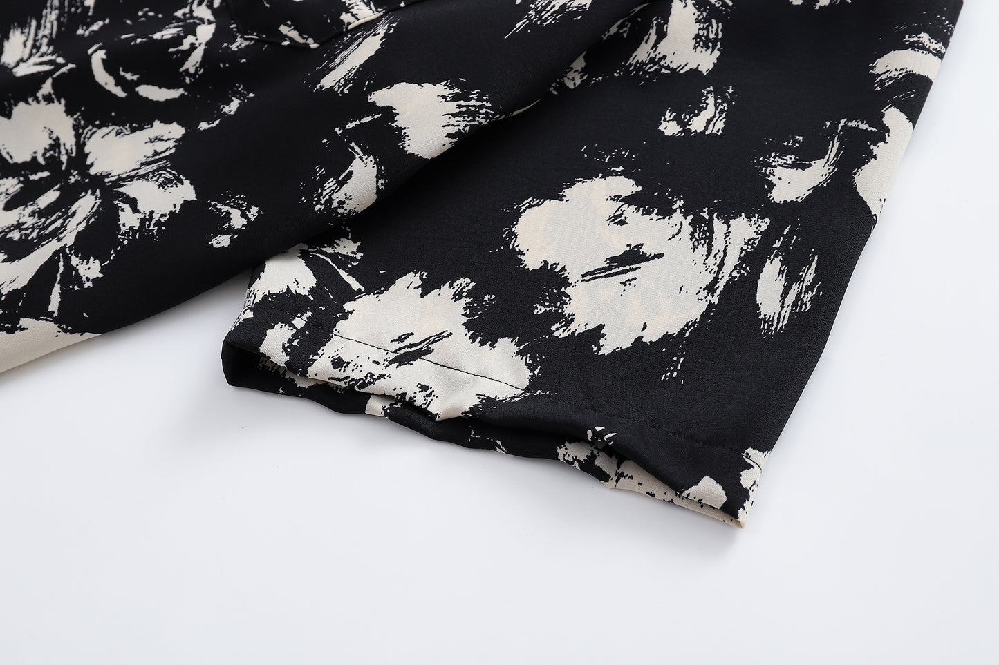 Floral Print Shirt-7070#