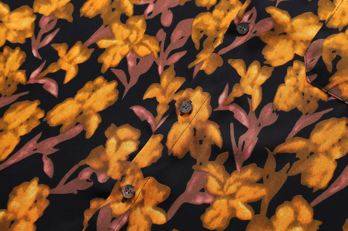 Floral Print Shirt-7071#