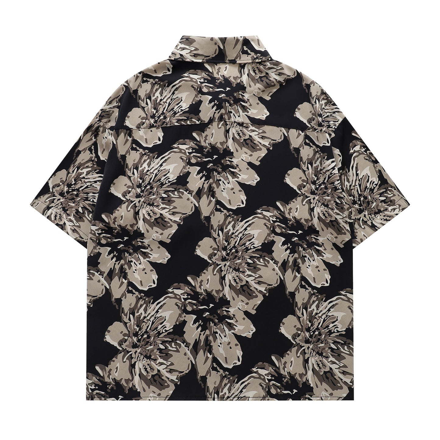 Floral Print Shirt-7055#
