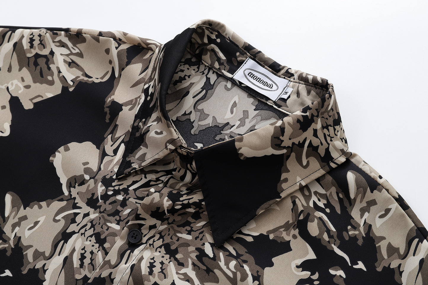 Floral Print Shirt-7055#