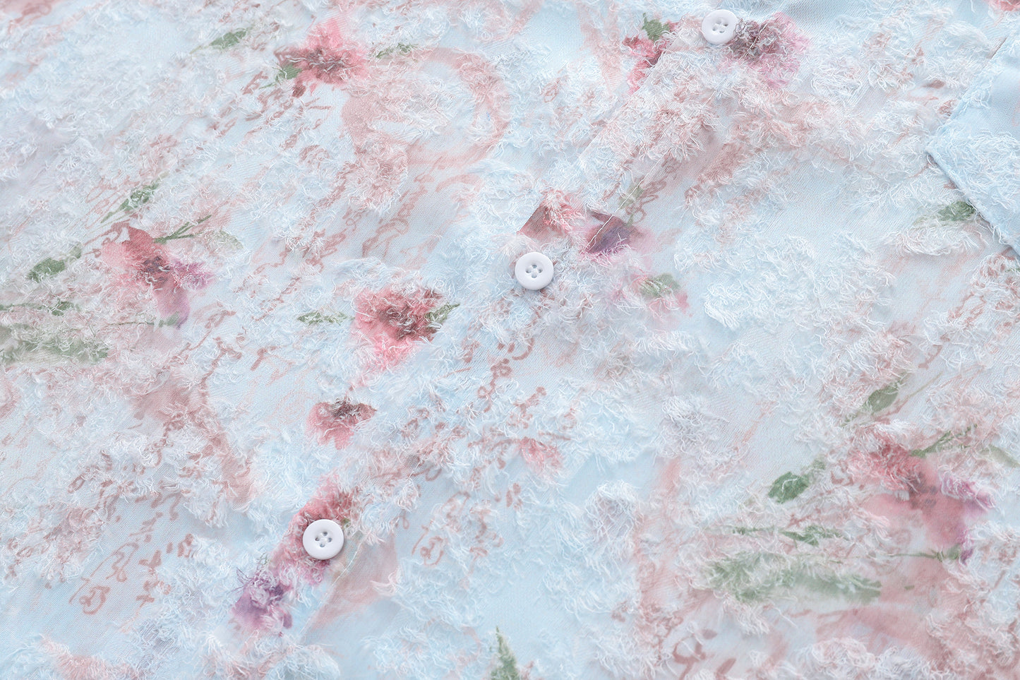 Floral Print Tasselled Shirt