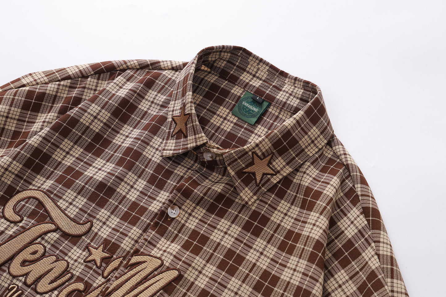 Chequered shirt-9983#