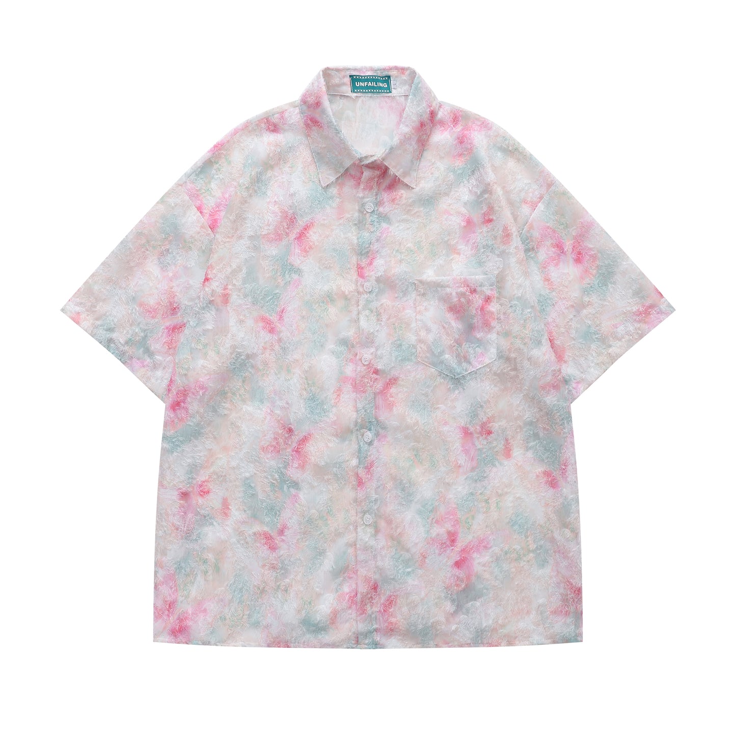 Floral Print Tasselled Shirt