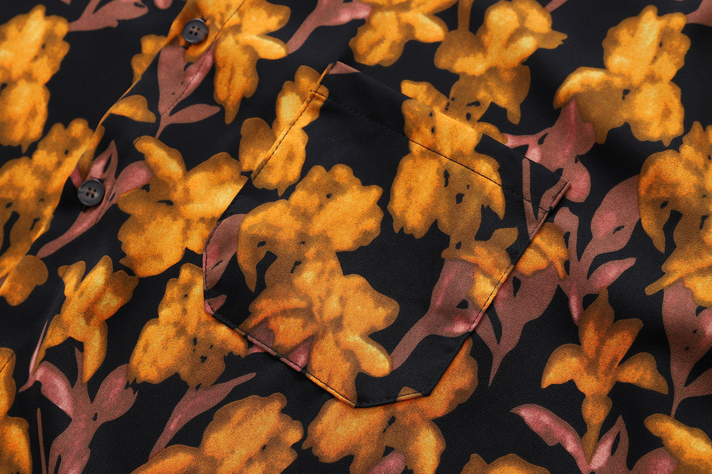 Floral Print Shirt-7071#