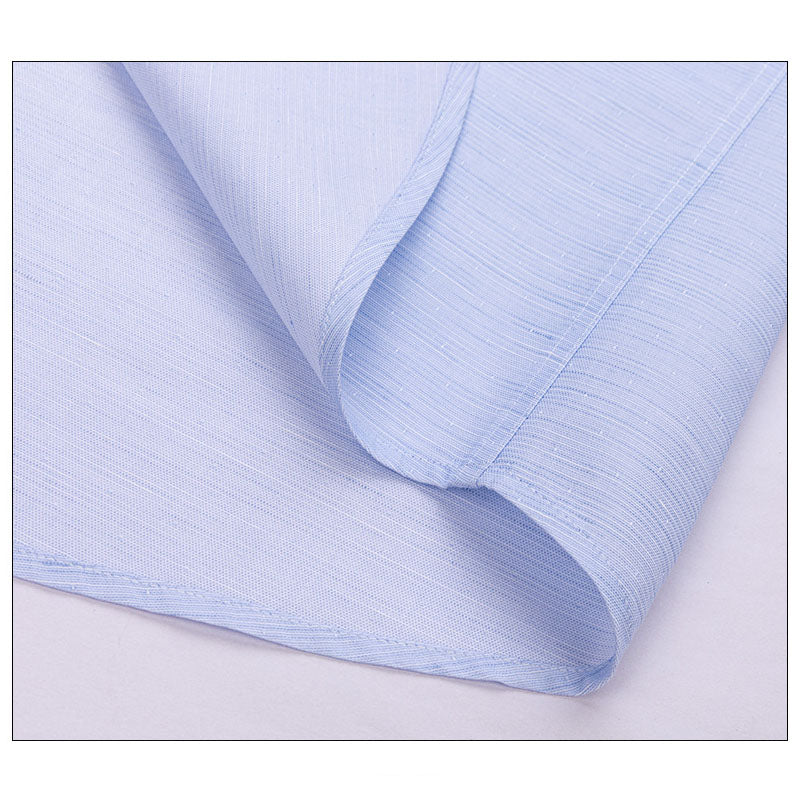 200s Cotton-Linen Non-Iron Lightweight Long-Sleeve Shirt