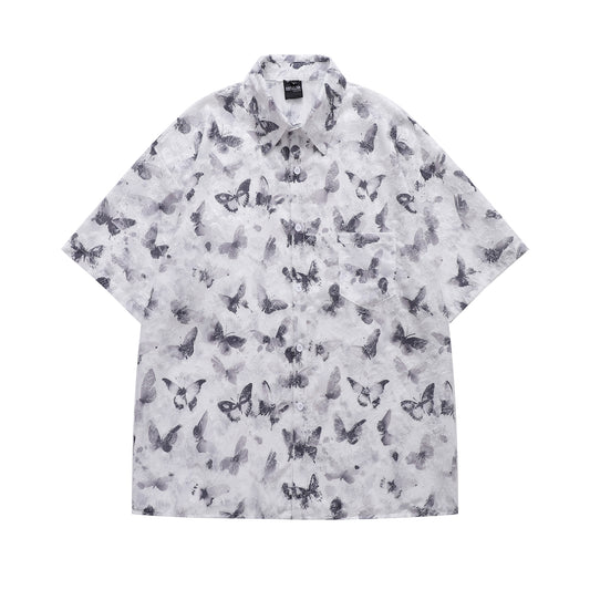 Floral Print Tasselled Shirt