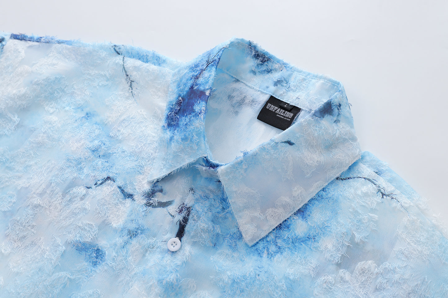 Floral Print tasselled Shirt