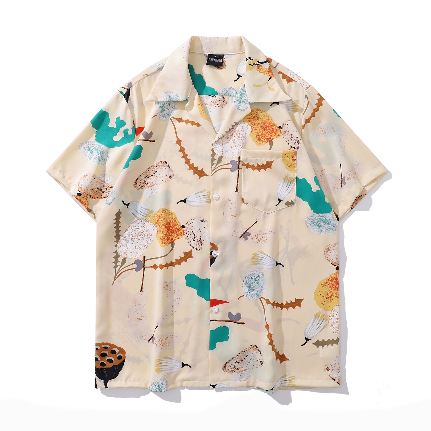 Floral Print Aloha Shirt