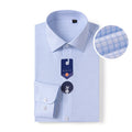 200s Silk-Cotton Non-Iron Long Sleeve Check Shirt