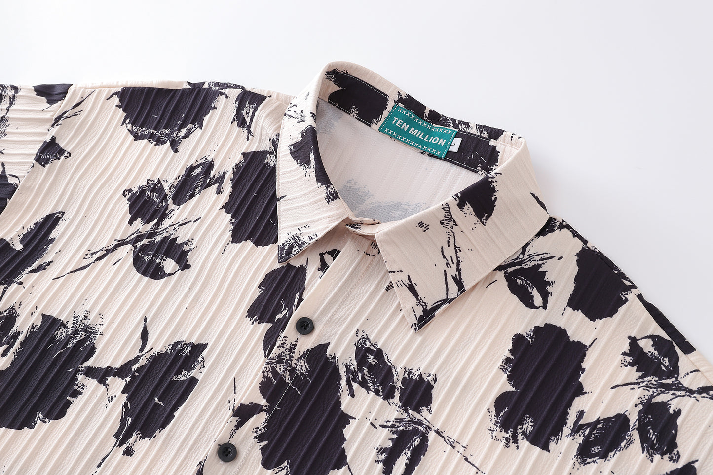 Floral Print Waves Shirt