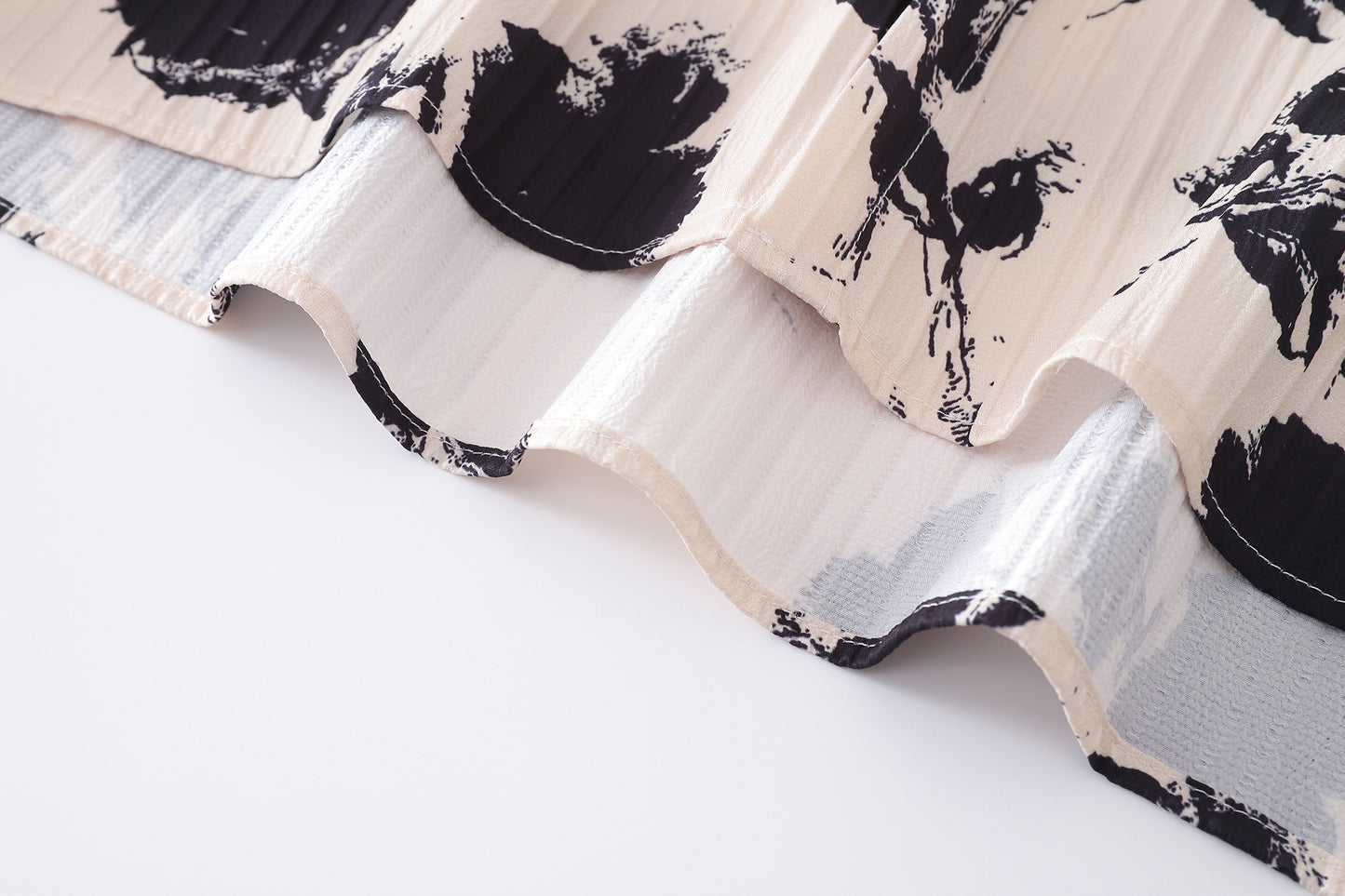 Floral Print Waves Shirt