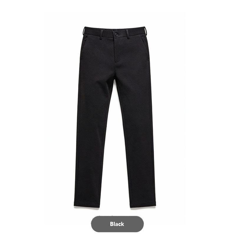 Wool Blend Business Casual Pants