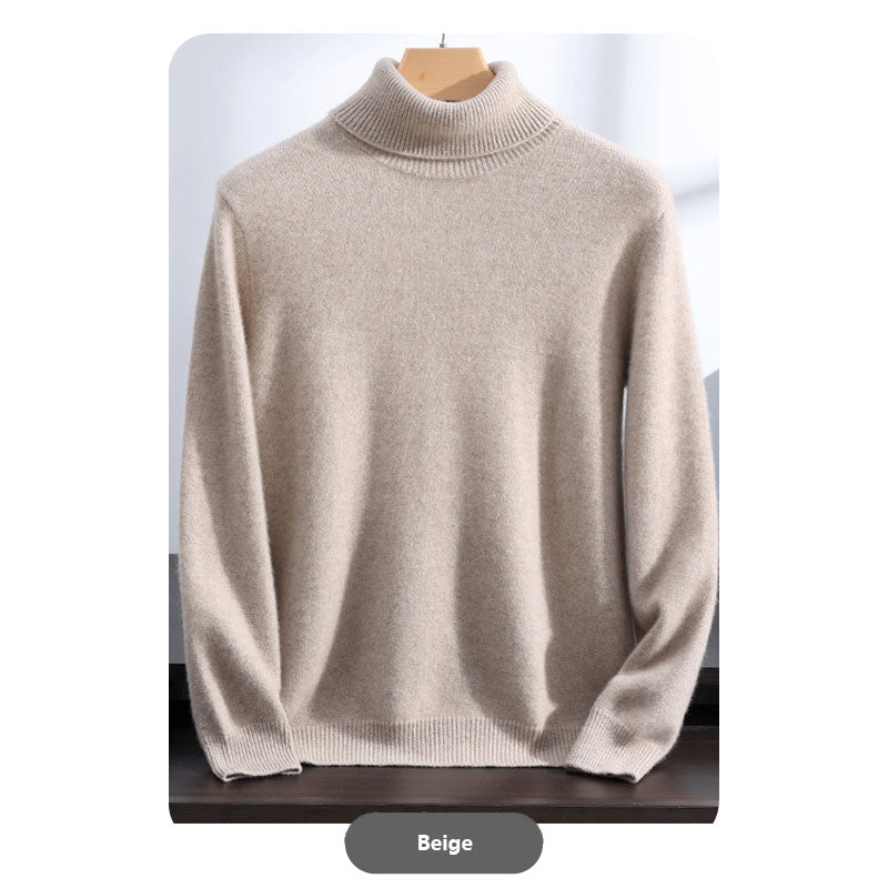 Goat Cashmere Turtleneck Sweater