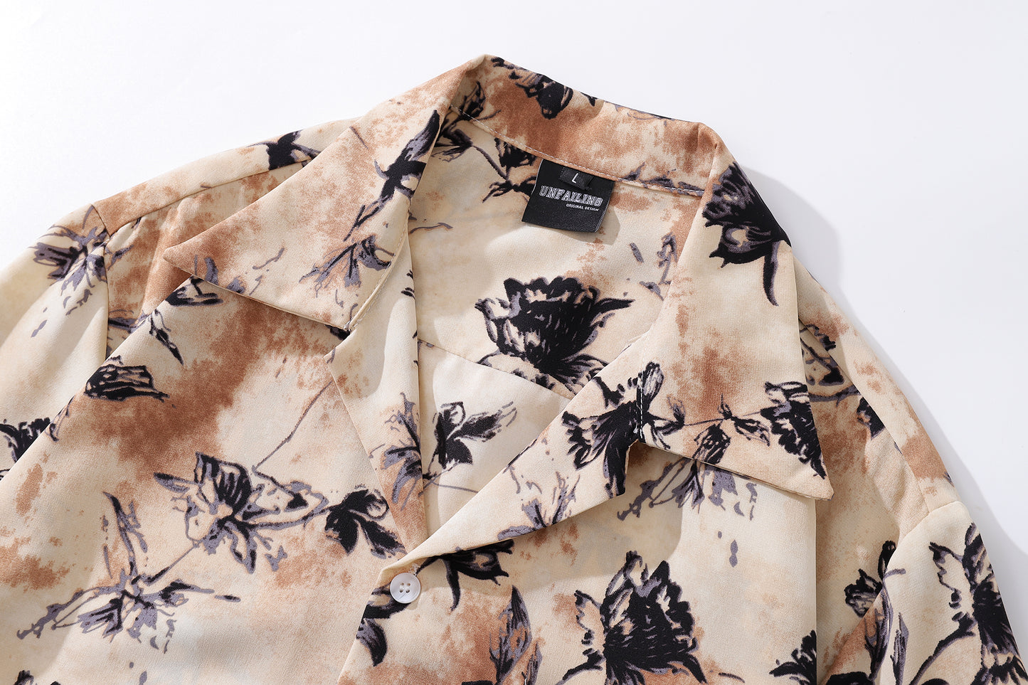 Floral Print Aloha Shirt
